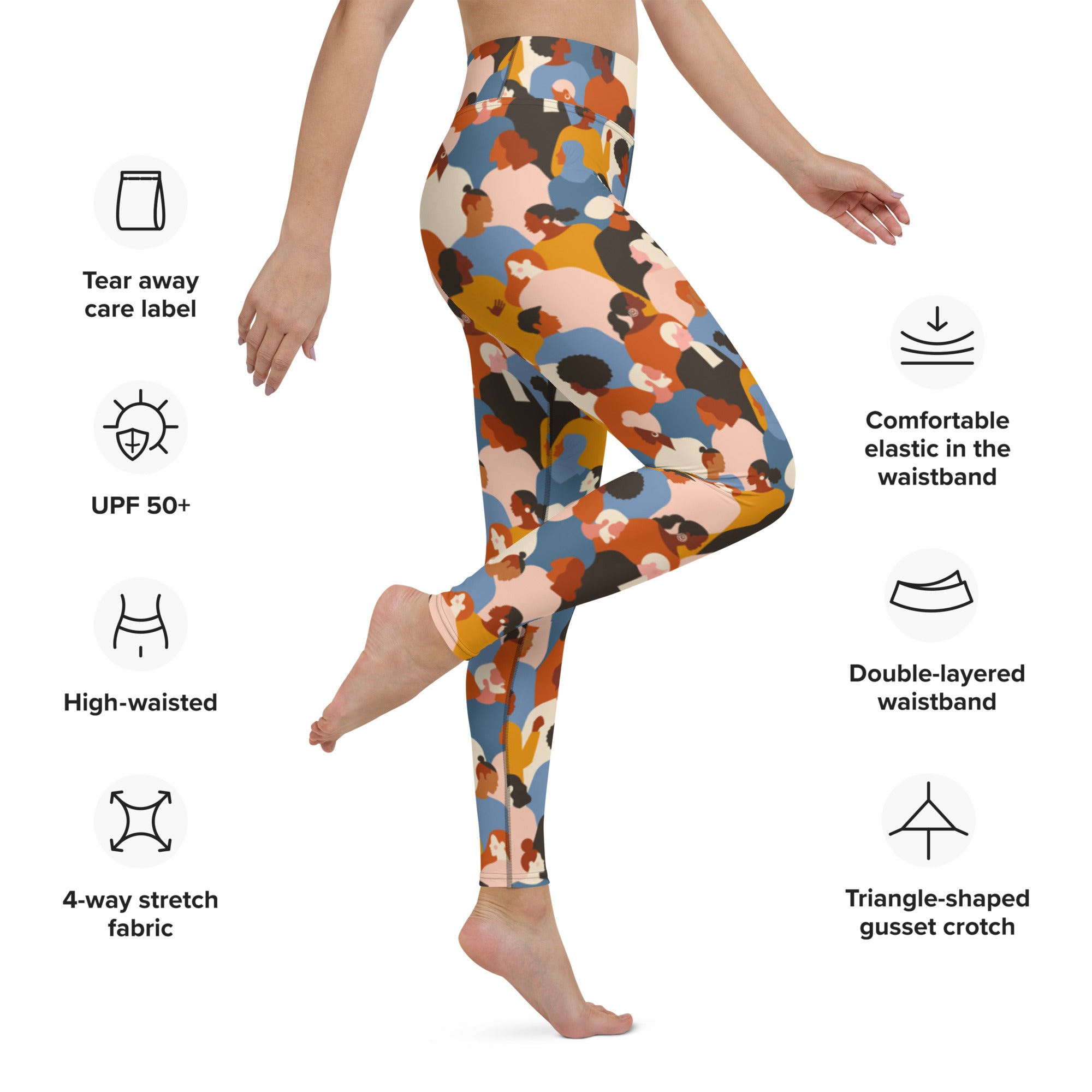 SHE REBEL - Diverse World Yoga Leggings